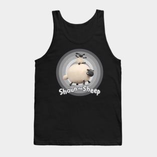 Vintage TV Series The Sheep Cartoon Shaun Tank Top